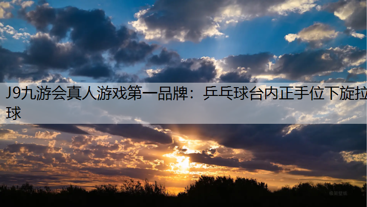 J9九游会真人游戏第一品牌：乒乓球台内正手位下旋拉球